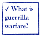  What is guerrilla warfare? 